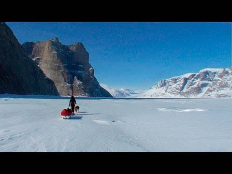 Skiing towards the Walker Citadel - Sam Ford Fiord 2010 expedition