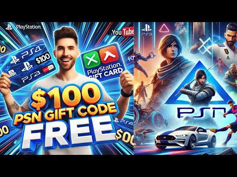 How to get $100 FREE PSN CODES in 2025 | Free PSN Gift Card Codes 💰