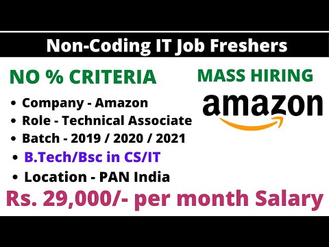 Amazon Hiring Technical Associate | All Courses eligible | Off campus Hiring | Btech MTech MCA Bsc