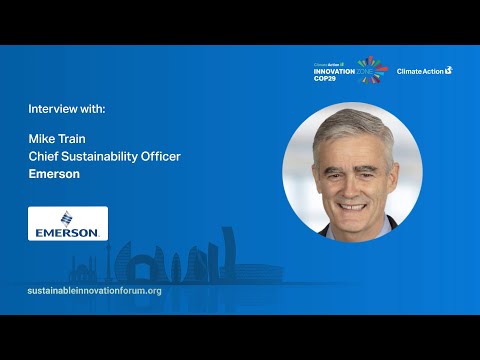 Interview with Mike Train at Emerson | Sustainable Innovation Forum 2024 | COP29