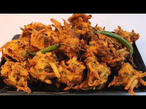 How to make lachha pakode,super tasty, super crispy, aalu pyaj pakode, आलू प्याज़ के पकोड़े |