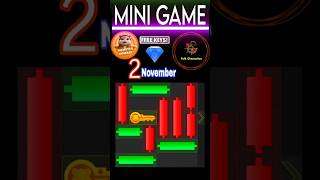 2nd November Puzzle Game Trick, Hamster Kombat Easy steps #hamsterkombat #puzzle #blockchaingames