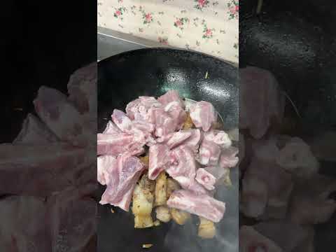 豆鼓排骨加五花肉