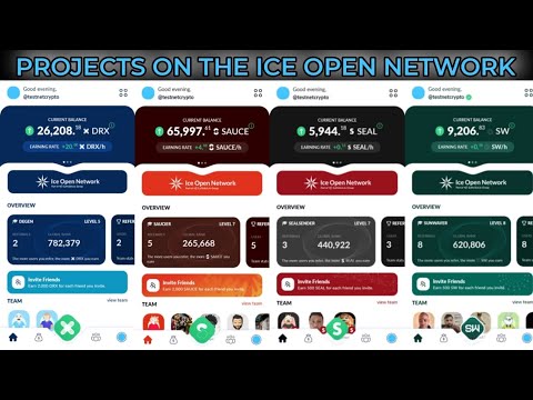 DoctorX | Sunwaves | CallFluent | Sauces | SealSend | 5 Projects On The Ice Open Network | #ION