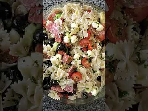 Easy GF Italian Pasta Salad--SO GOOD!!