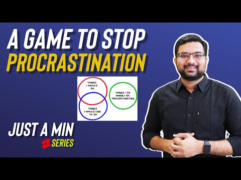 काम को टालने की आदत से छुटकारा | A GAME TO STOP PROCRASTINATION 🔥 #shorts