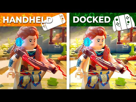 LEGO Horizon Adventures - Switch Handheld vs Docked (Graphics Comparison)