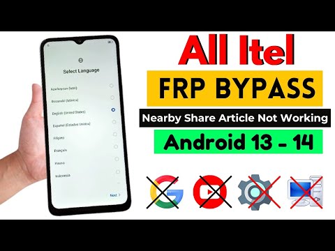 All Itel Frp Bypass Android 13/14 Without Pc🔥| Nearby Share Article Not Work | Itel Frp Unlock 2025