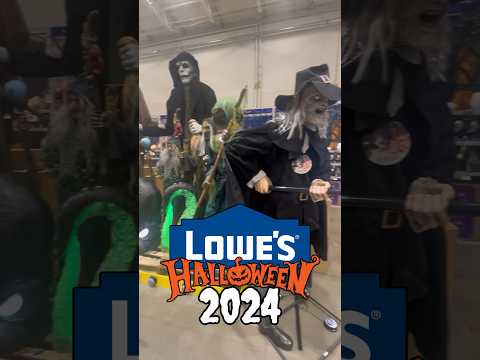 Early Look At Lowe’s Halloween 2024! #halloween #halloween2024 #halloweendecor