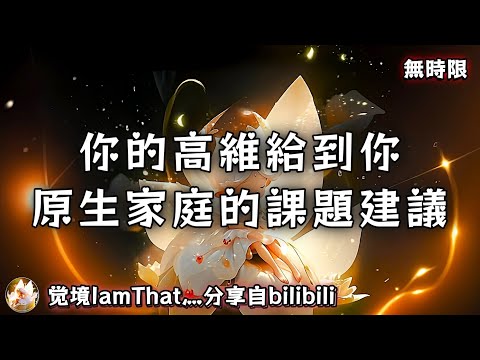 ❰ 宇宙傳訊 ❱ 你的高維 ⇝ 給到你原生家庭的課題建議（無時限）