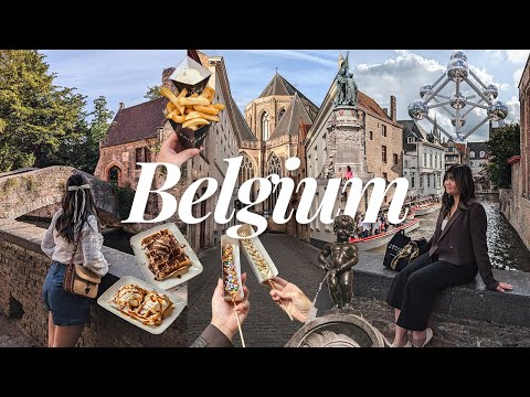 BELGIUM VLOG || exploring fairytale cities Brussels, Bruges, & Ghent! 🇧🇪