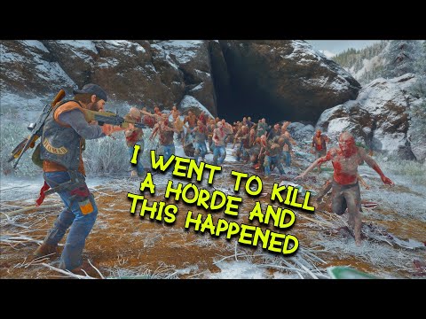 When 2 Hordes Starts Chasing You!! | Days Gone PC