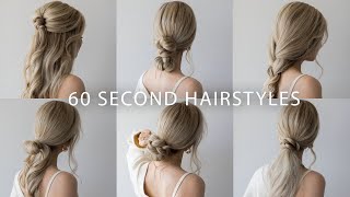 6 QUICK & EASY HAIRSTYLES | Cute Long Hair Hairstyles