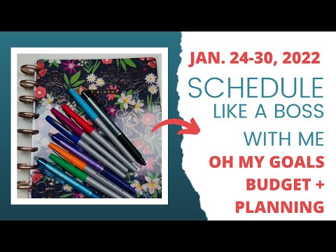 SCHEDULE LIKE A BOSS With Me In My Happy Planner Disney Classic | Time Blocking Plan With Me