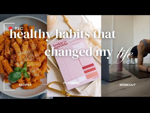 Healthy habits that changed my life. + How to build discipline and be productive.