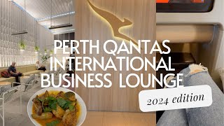 Lounge and Business Class Review | Perth Qantas International Business Lounge 2024