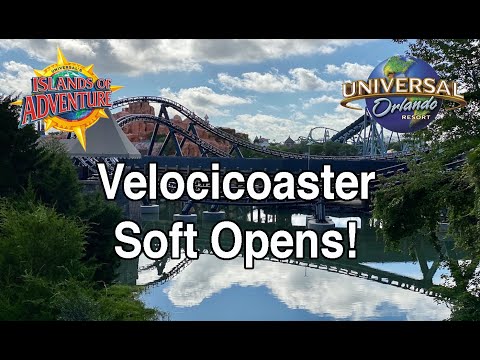 Velocicoaster Soft Opens