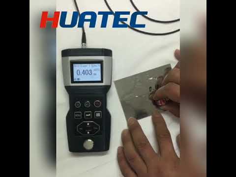 HUATEC TG 3250 Ultrasonic Thickness Gauge Testing Super Thin Aluminum Foil