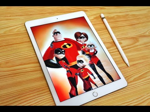 Drawing The Incredibles with iPad Pro and Procreate