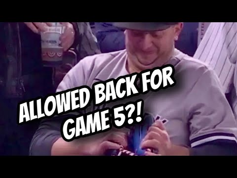 Yankees fan interference guy on Mookie Betts is REPORTEDLY BACK FOR GAME 5?!