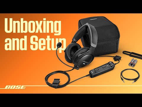 Bose A30 Aviation Headset – Unboxing and Setup