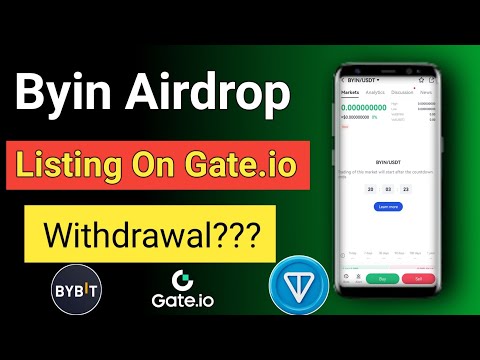 Byin airdrop withdrawal || Byin airdrop listing || Byin airdrop claim