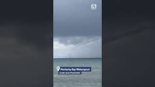 Waterspout forms in the Monterey Bay #waterspout #weathernews #montereybay #california