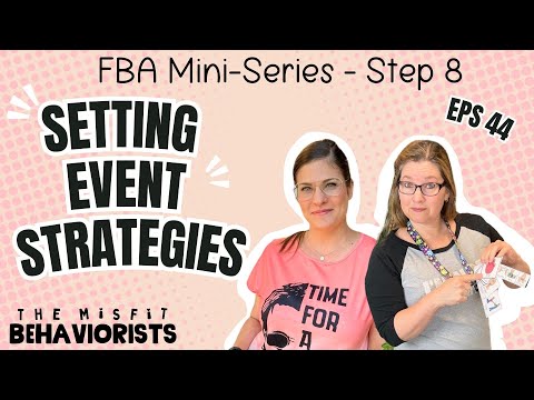 Ep. 44: Understanding Setting Event Strategies in Behavior Plans - Part 8 of the FBA Mini-Series