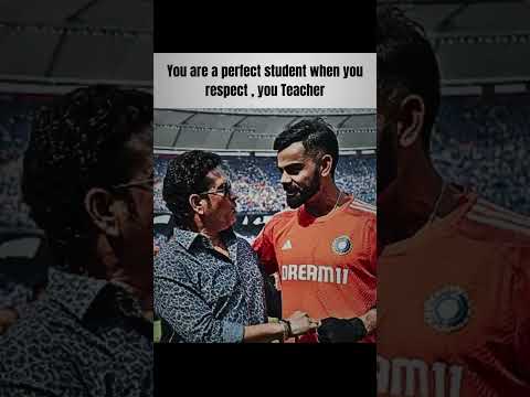 Respecting The Teacher.............✨ #cricket #trendingshorts #cricketshorts #kohlieditz #viratkohli