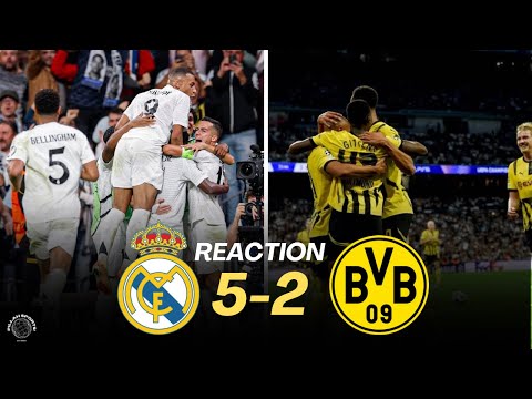 Real Madrid vs Borussia Dortmund | Match Reaction | Vinicius Jr