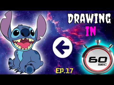 How I Draw Stitch in 60 Seconds