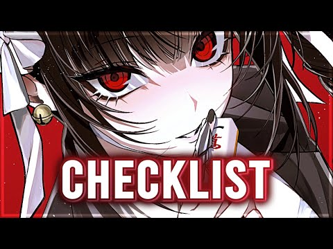 Nightcore - Checklist (Lyrics)