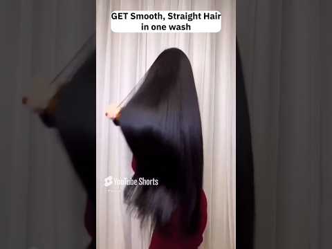 Get Silky hair at Home #haircare #silkyhair #antifrizz