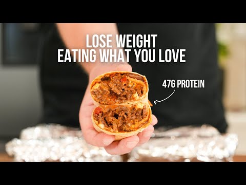 LOSE WEIGHT Eating What You LOVE | Cheesesteak Burrito Meal Prep