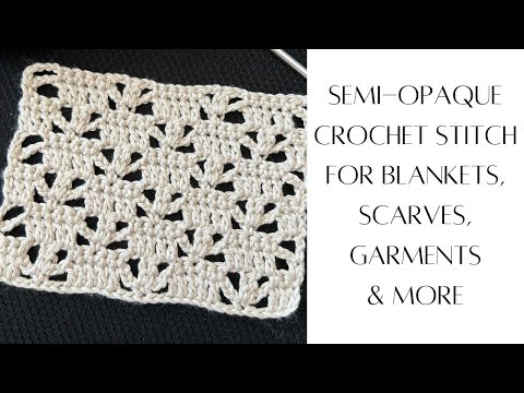 Crochet Boxed Flower Stitch