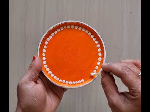 Beautiful Wall Hanging Craft using Plastic  Cap | Home Decor Ideas