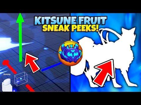 We Finally Got KITSUNE FRUIT Sneak Peeks!! (Blox Fruits)