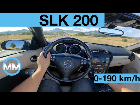 Mercedes SLK 200 Kompressor | POV Test Drive + Acceleration 0-190 km/h