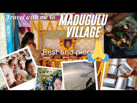 "A Day of Responsibility | Visiting My Friend’s Home in Madugula Village"🙏