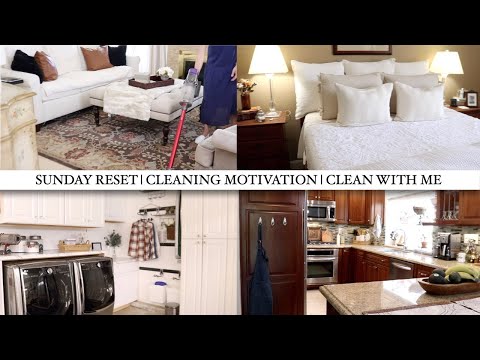 SUNDAY RESET | CLEANING MOTIVATION | CLEAN WITH ME