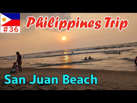 I came to a beach famous for surfing.[Philippines solo travel, April 2024 edition㉙]