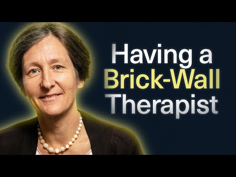 How does a therapist's presence aid patients in resolving issues?