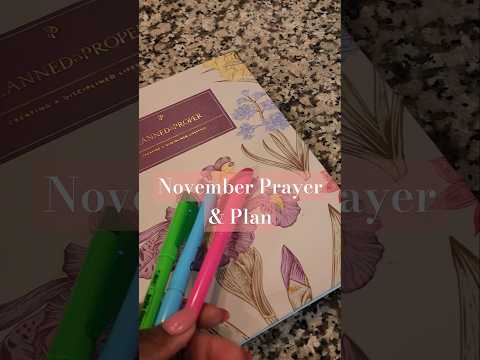 Praying & Planning for the Month| #planwithme