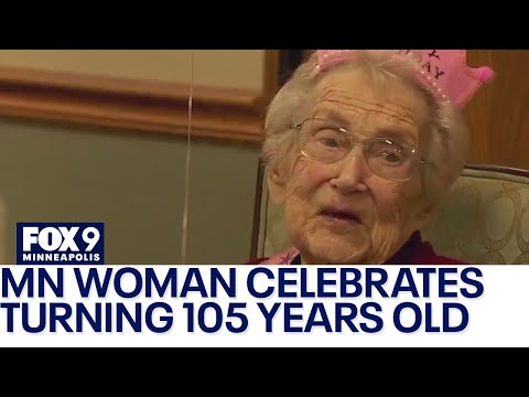 Minnesota woman celebrates turning 105 years old