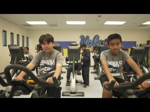 John H. Liechty Middle School celebrates its new UCLA Health Sound Body Sound Mind Fitness Center