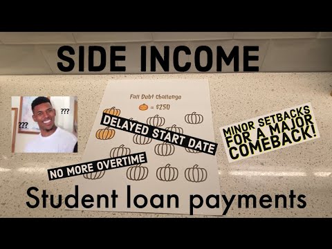 STUDENT LOAN DEBT UPDATE | Side income |$7,749 left