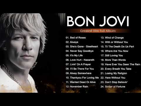 Bon Jovi Songs Collection 2024 - Bon Jovi Greatest Hits Playlist