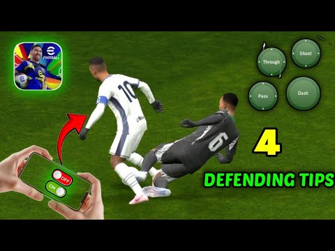 4 DEFENDING TIPS AND TRICKS YOU SHOULD KNOW • Efootball 2025 mobile