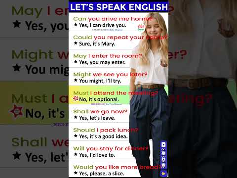 English speaking practice How to speak English quickly? English question answers #americanenglish