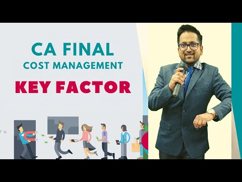 CA Final AMA Cost Management Key Factor